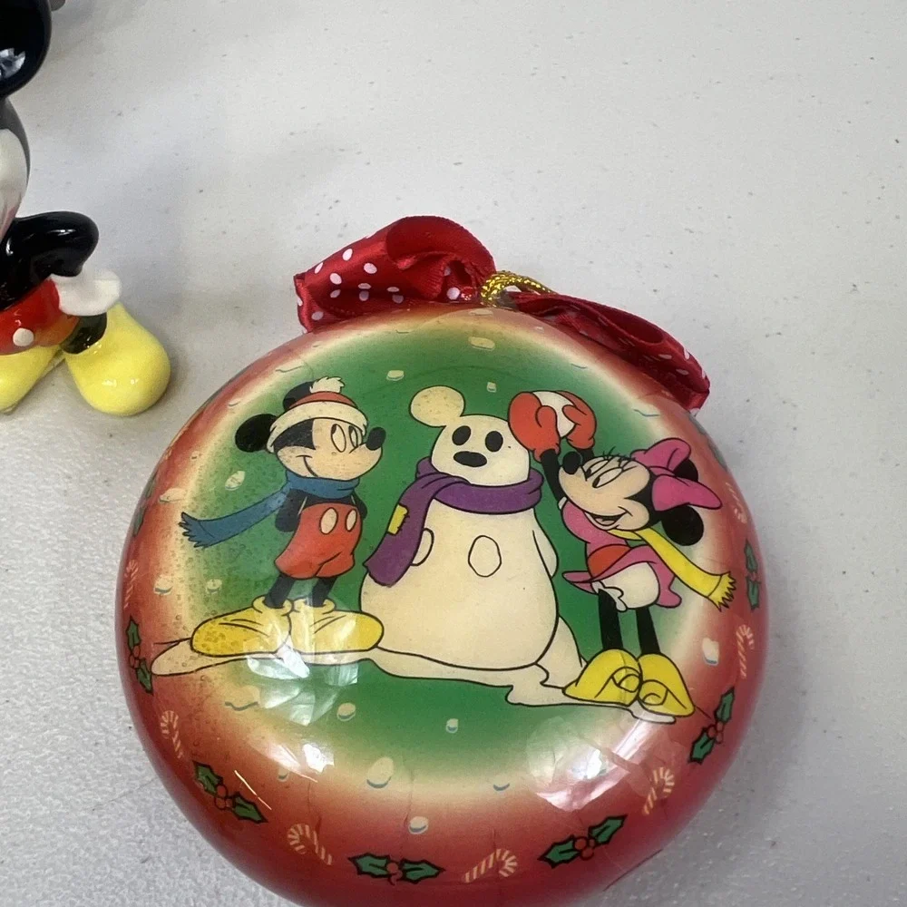 Disney‎ Mickey Mouse Christmas ornament Lot of 8